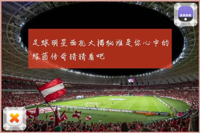 足球明星面孔大揭秘谁是你心中的绿茵传奇猜猜看吧